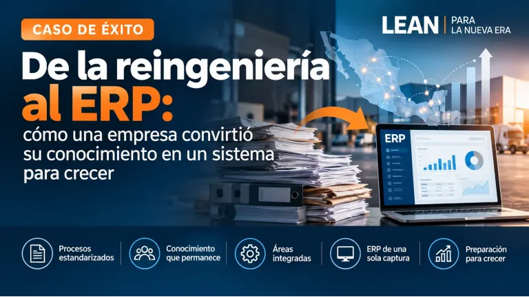 Caso de éxito: De la reingeniería al ERP: cómo una empresa convirtió su conocimiento en un sistema para crecer